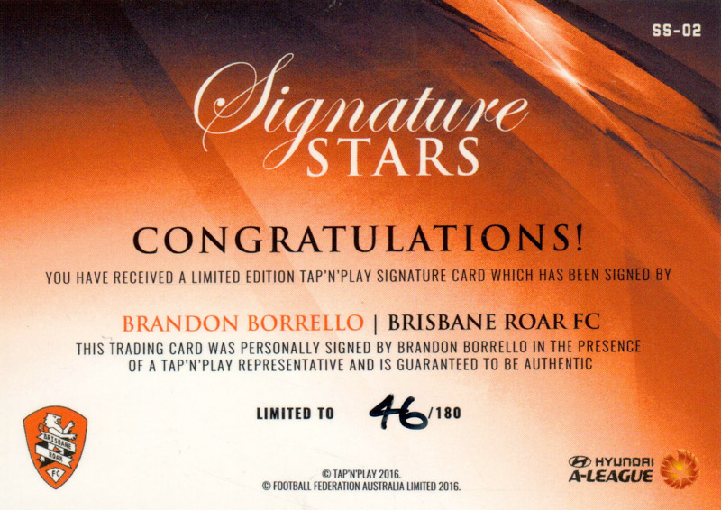 Brandon Borrello back