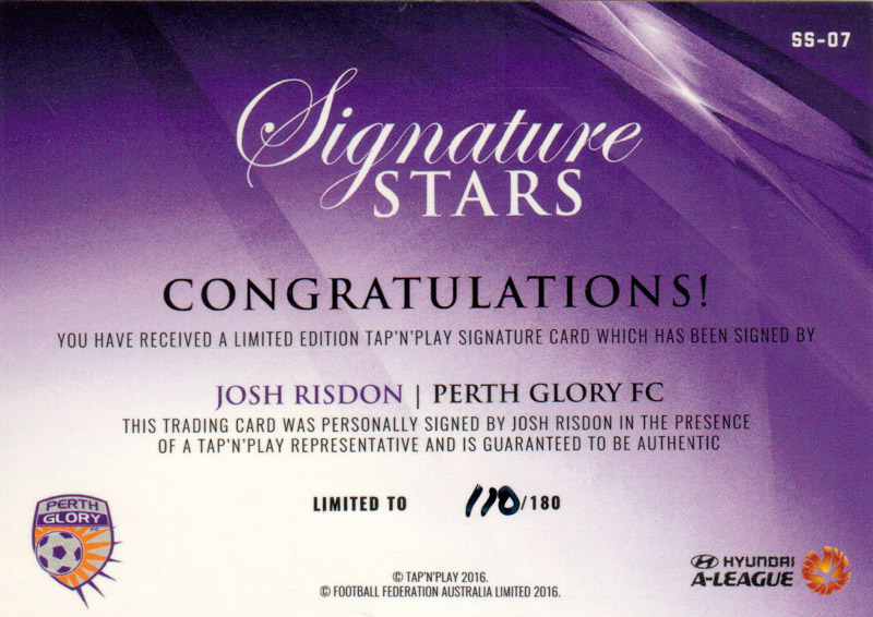 Josh Risdon back