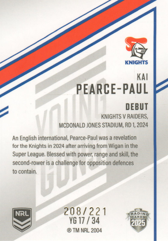 Kai Pearce-Paul back