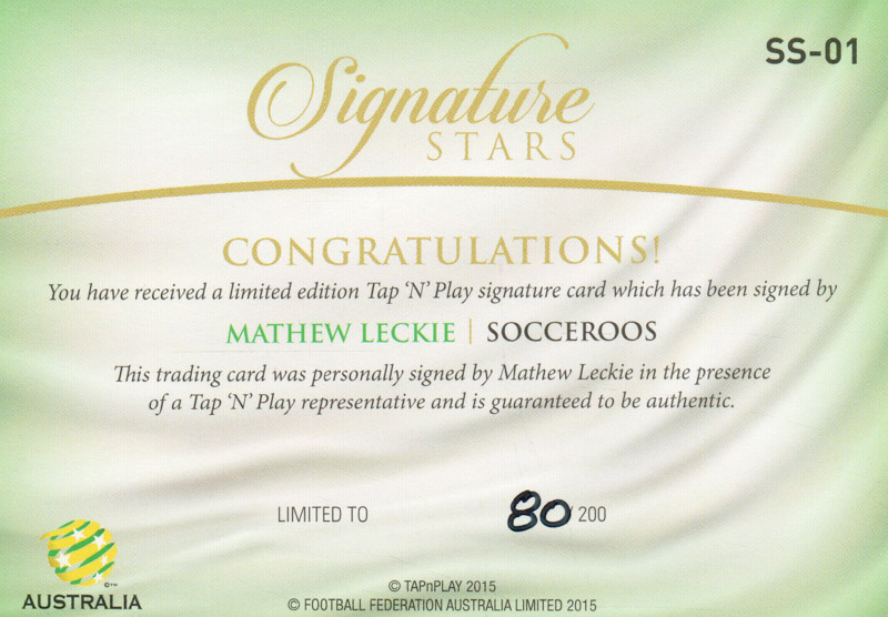 Mathew Leckie back
