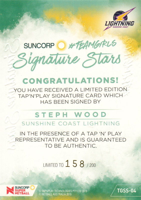Steph Wood back