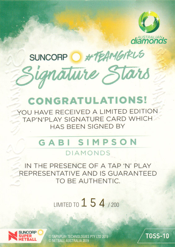 Gabi Simpson back