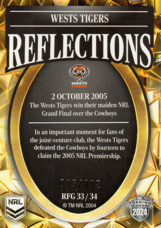 Reflections Gold back