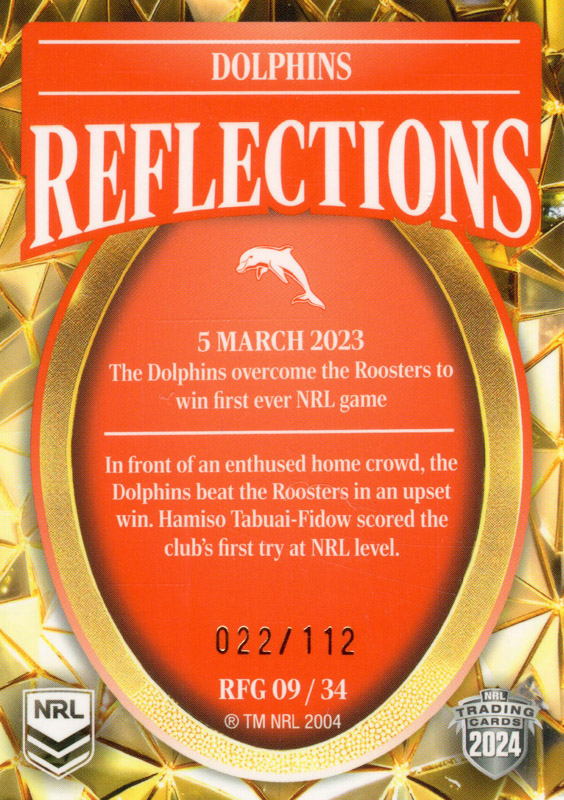 Reflections Gold back