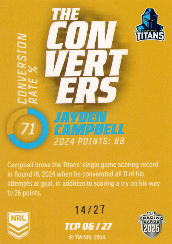 Jayden Campbell back