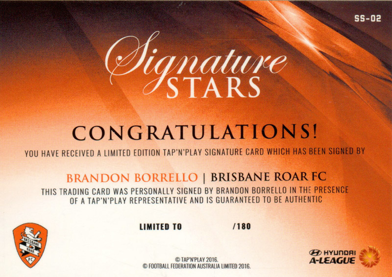 Brandon Borrello back