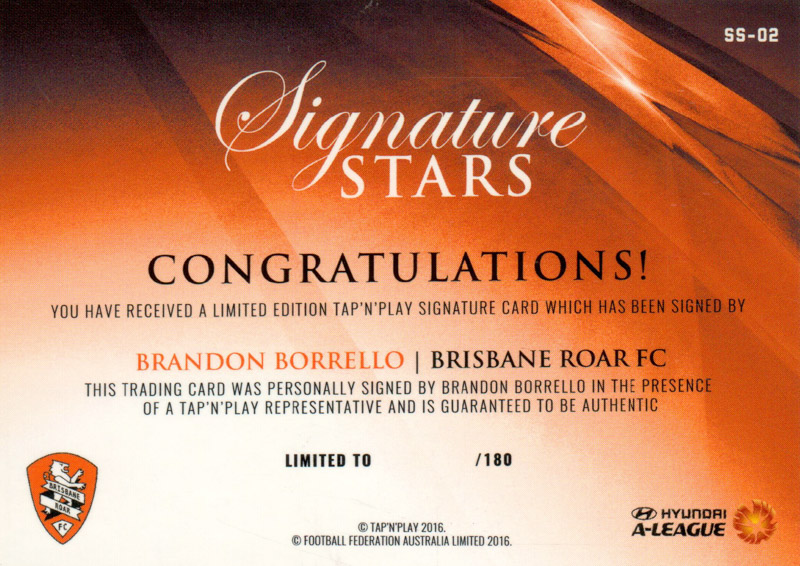 Brandon Borrello back