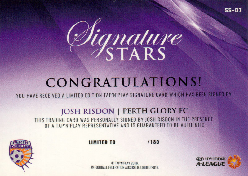 Josh Risdon back
