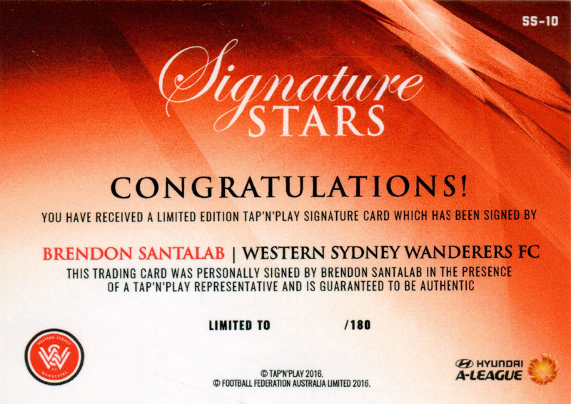 Brendon Santalab back