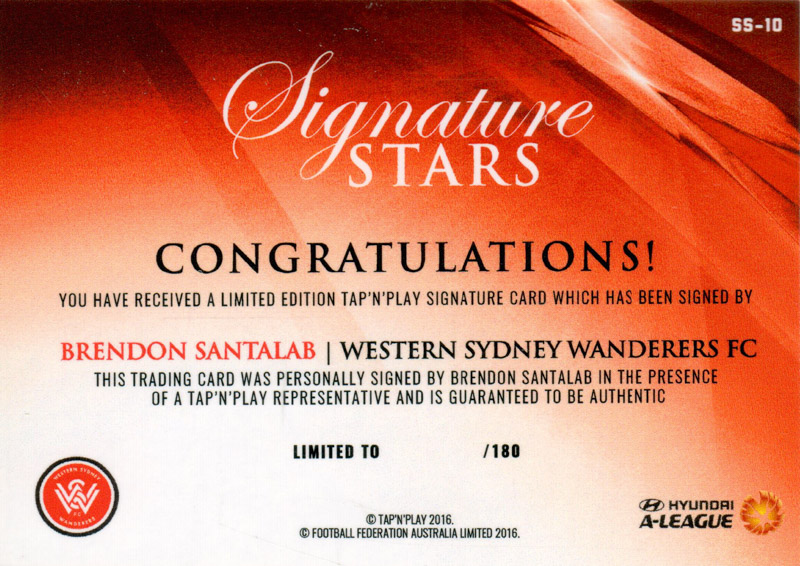 Brendon Santalab back