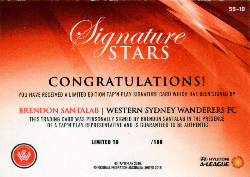 Brendon Santalab back
