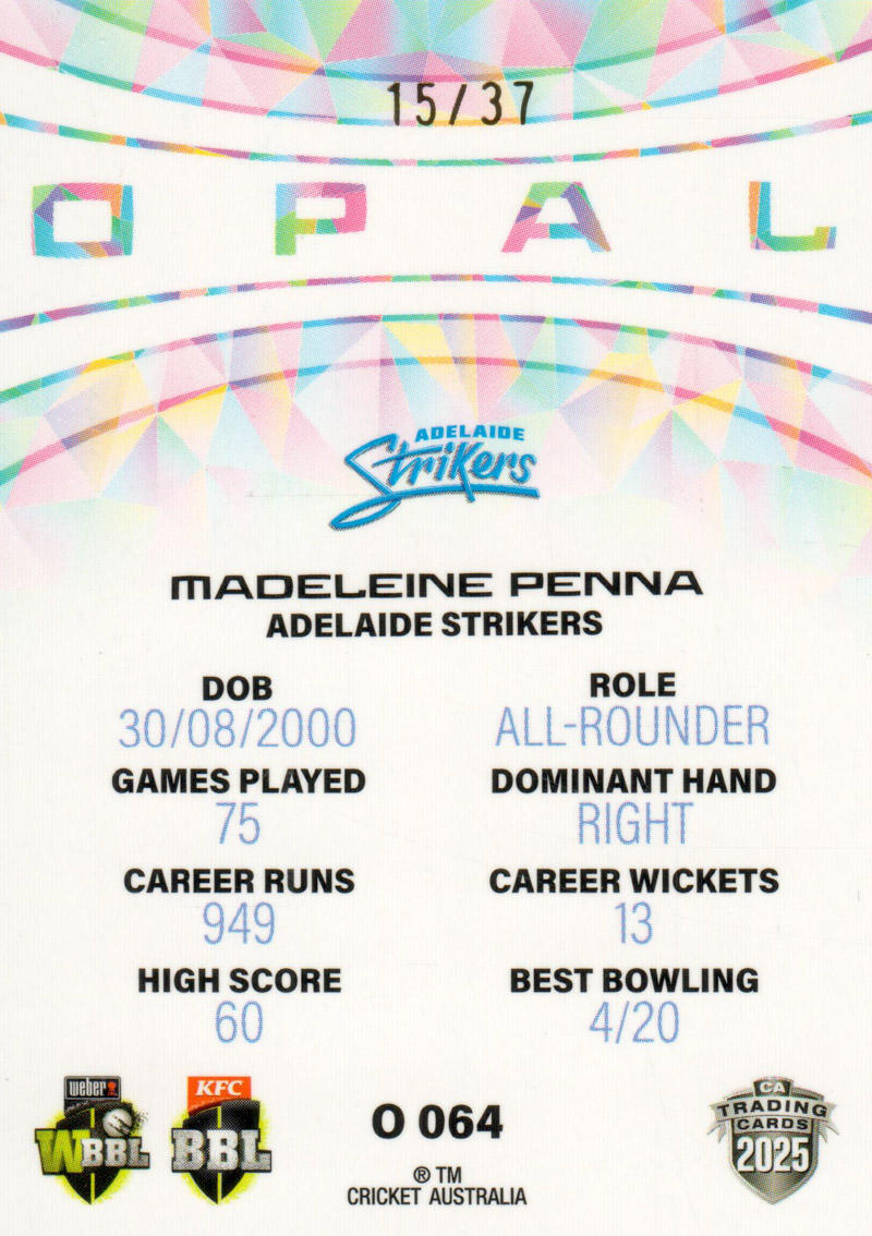 Madeleine Penna back