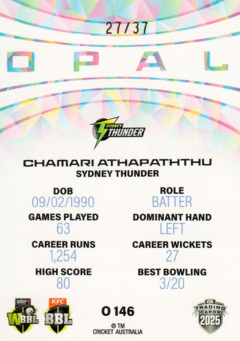 Chamari Athapaththu back