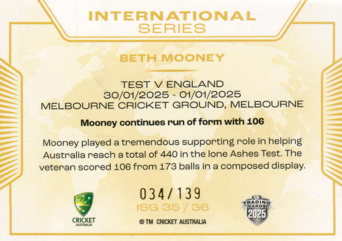 Beth Mooney back