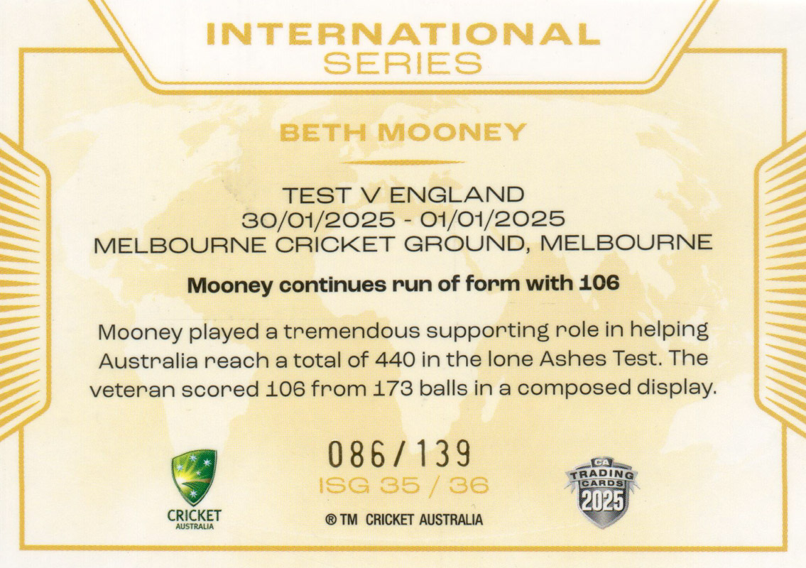 Beth Mooney back