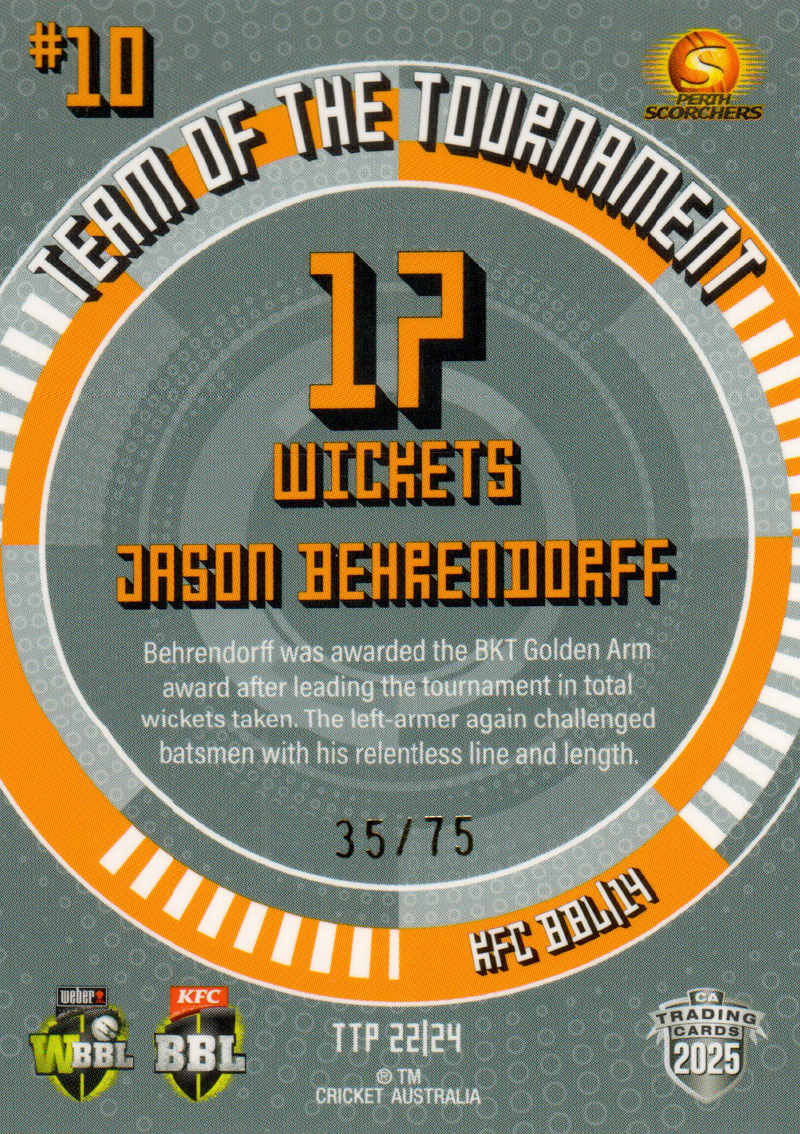 Jason Behrendorff back