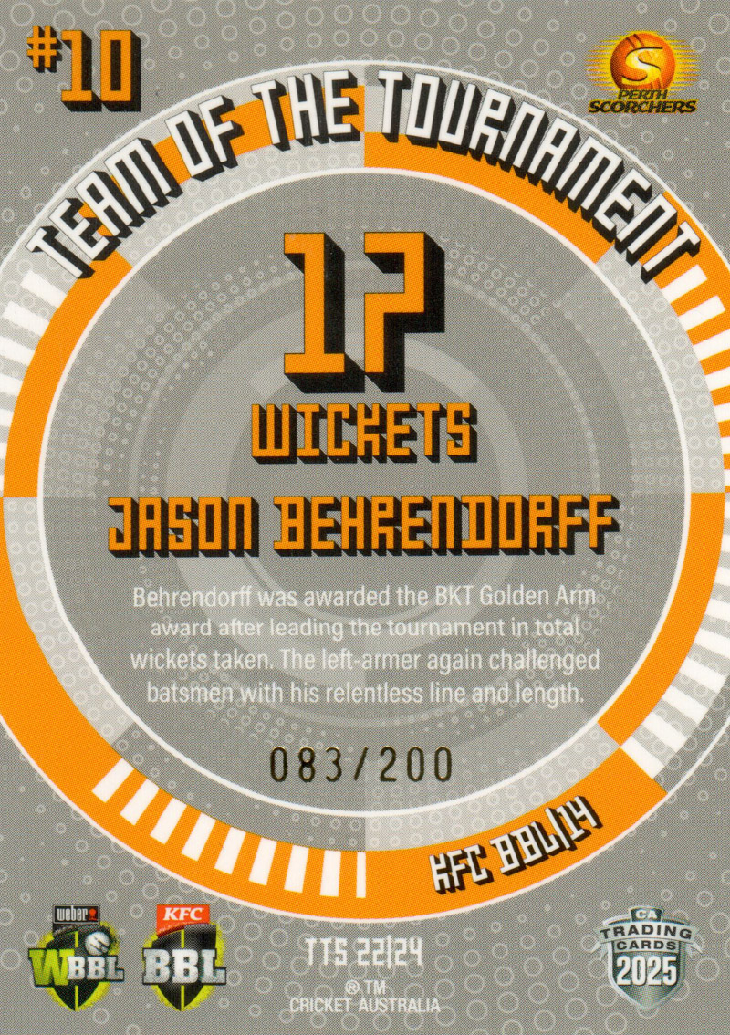 Jason Behrendorff back
