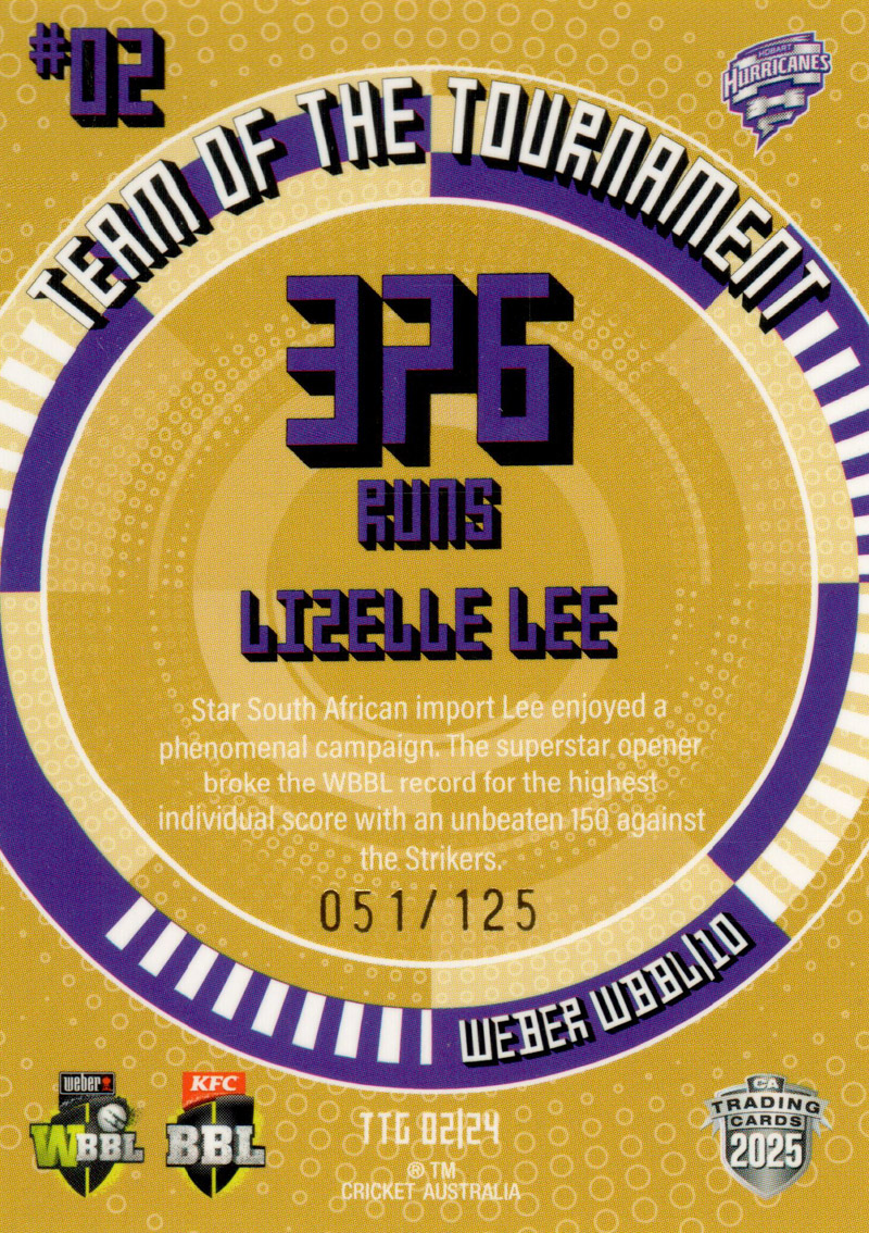 Lizelle Lee back