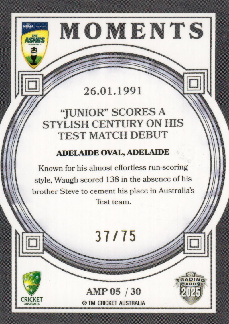 26.01.1991 - Adelaide Oval back