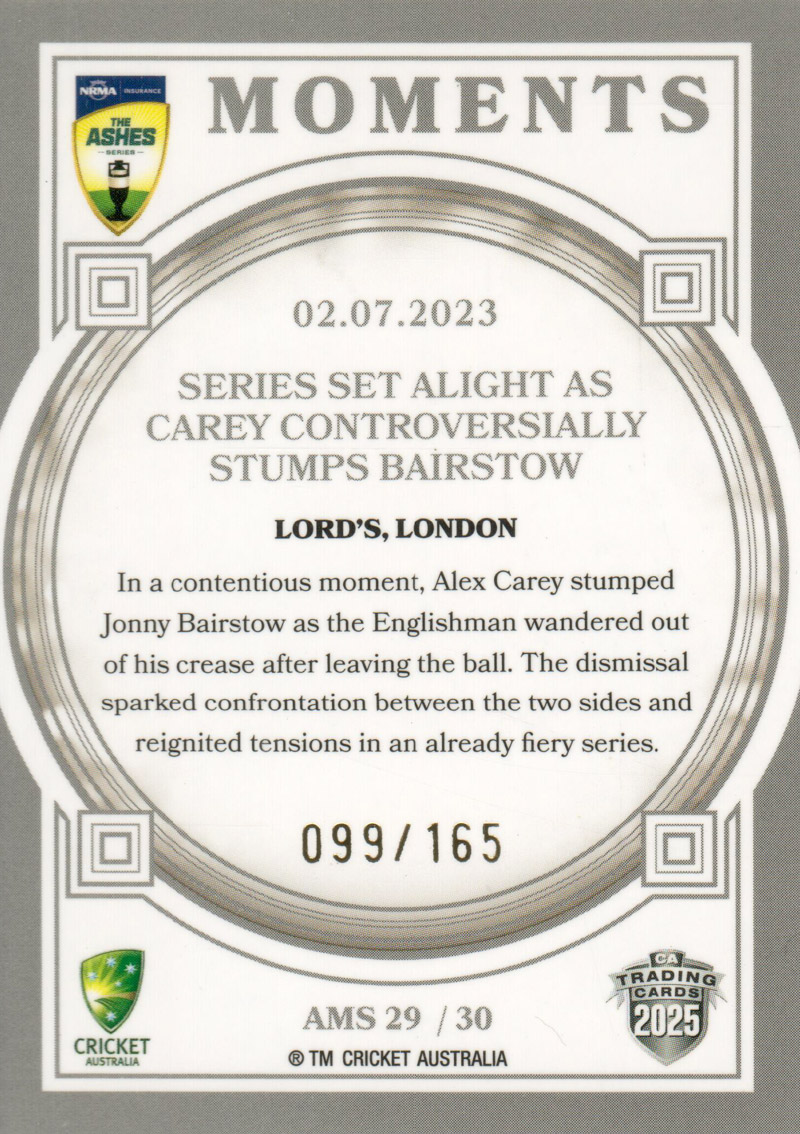 02.07.2023 - Lord’s back