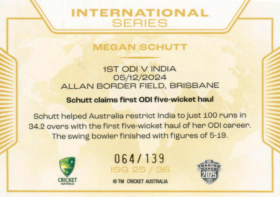 Megan Schutt back