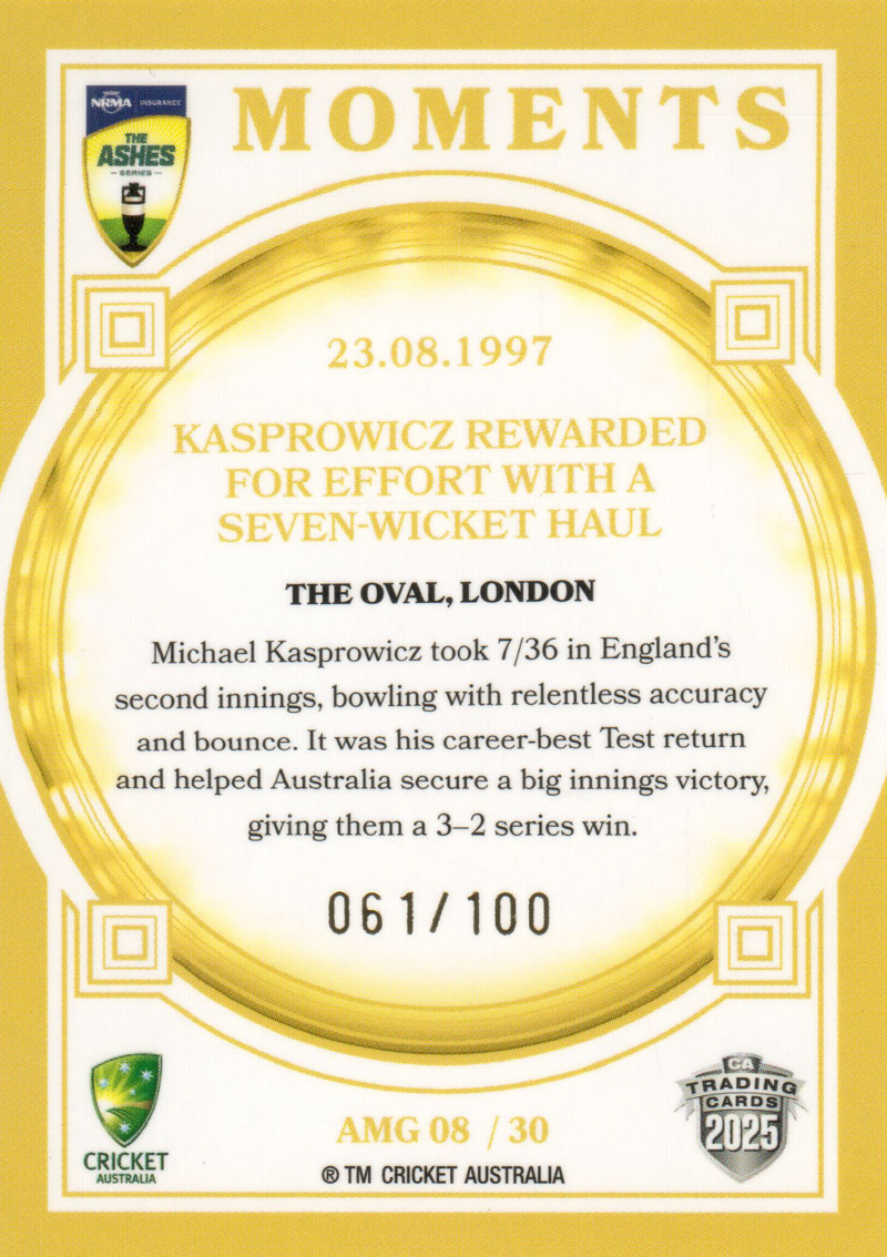 23.08.1997 - The Oval back