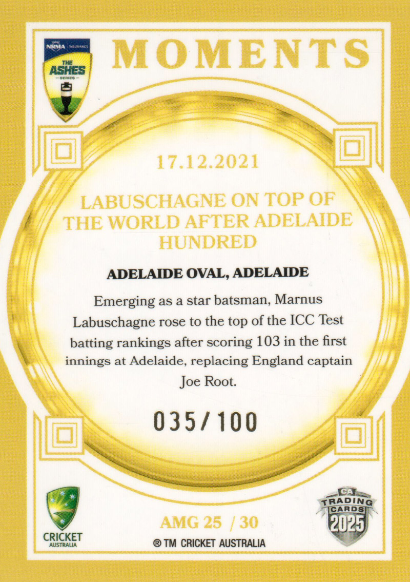 17.12.2021 - Adelaide Oval back