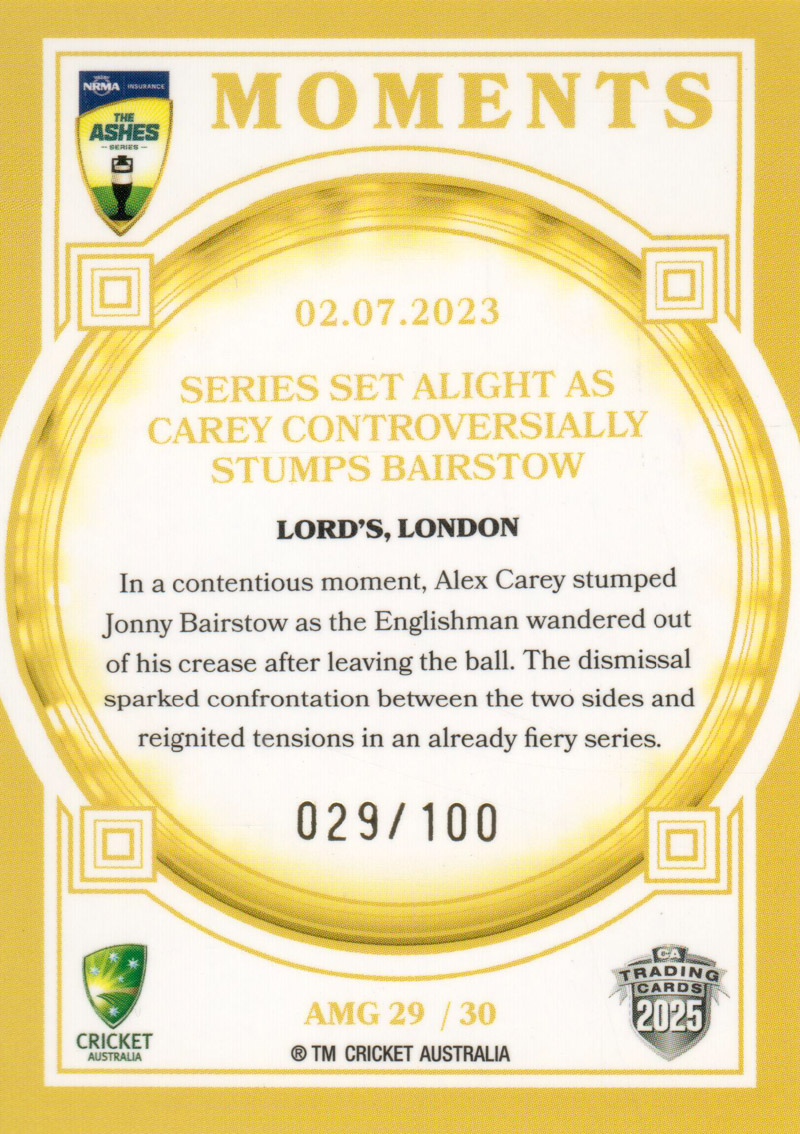 02.07.2023 - Lord’s back