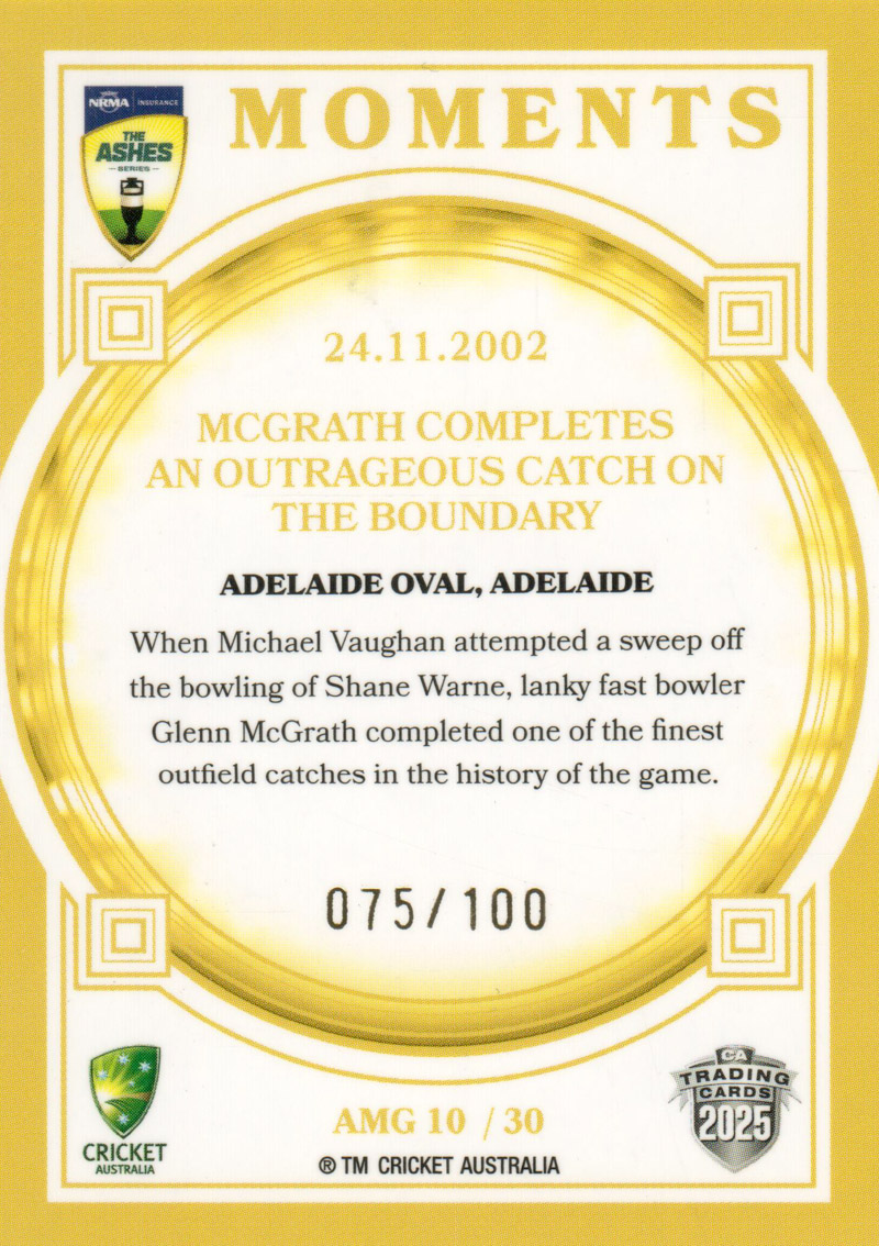 24.11.2002 - Adelaide Oval back