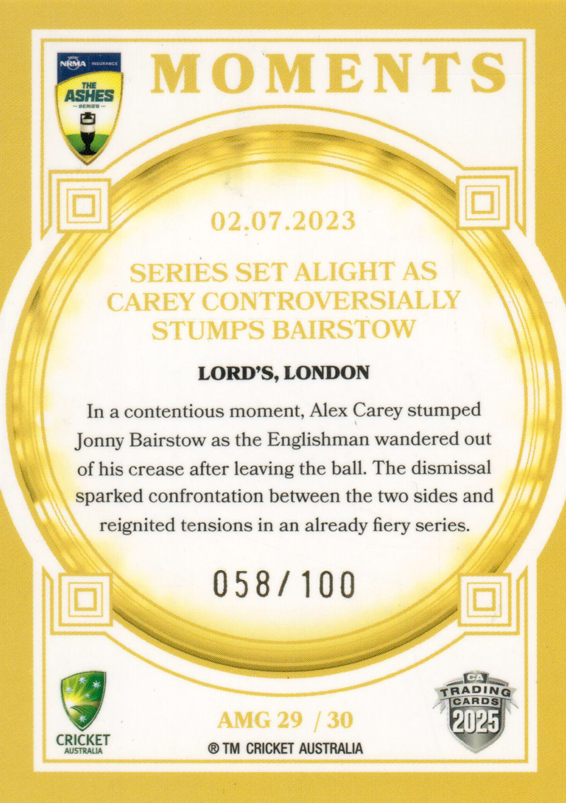 02.07.2023 - Lord’s back