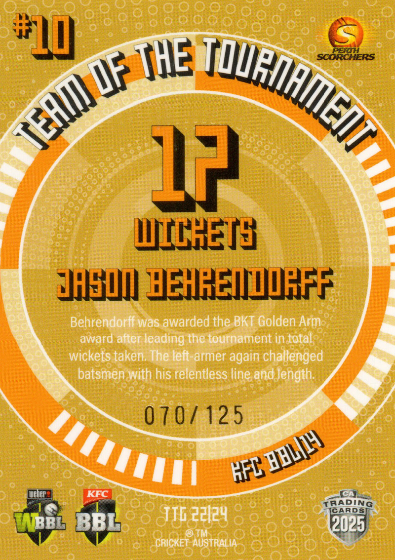 Jason Behrendorff back