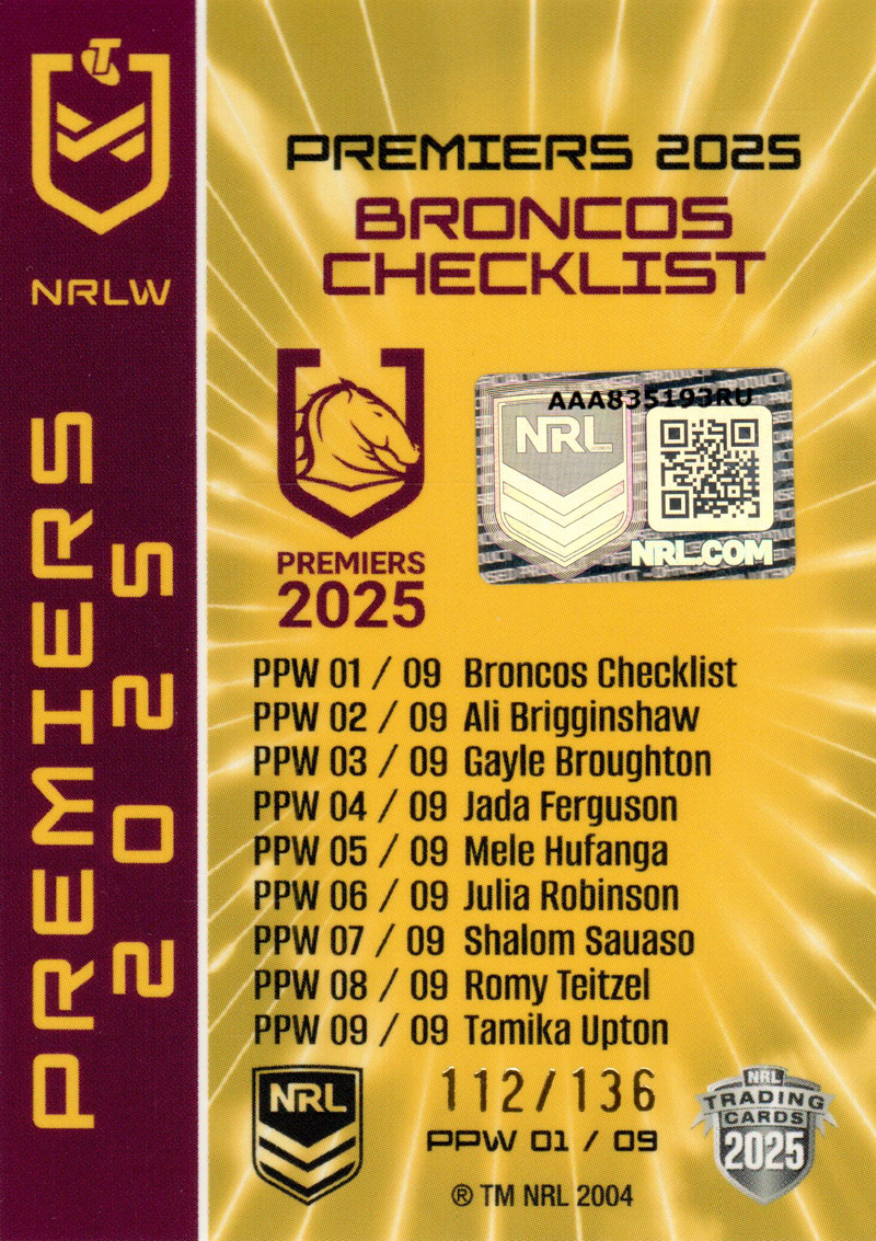 Redeemed Brisbane Broncos back