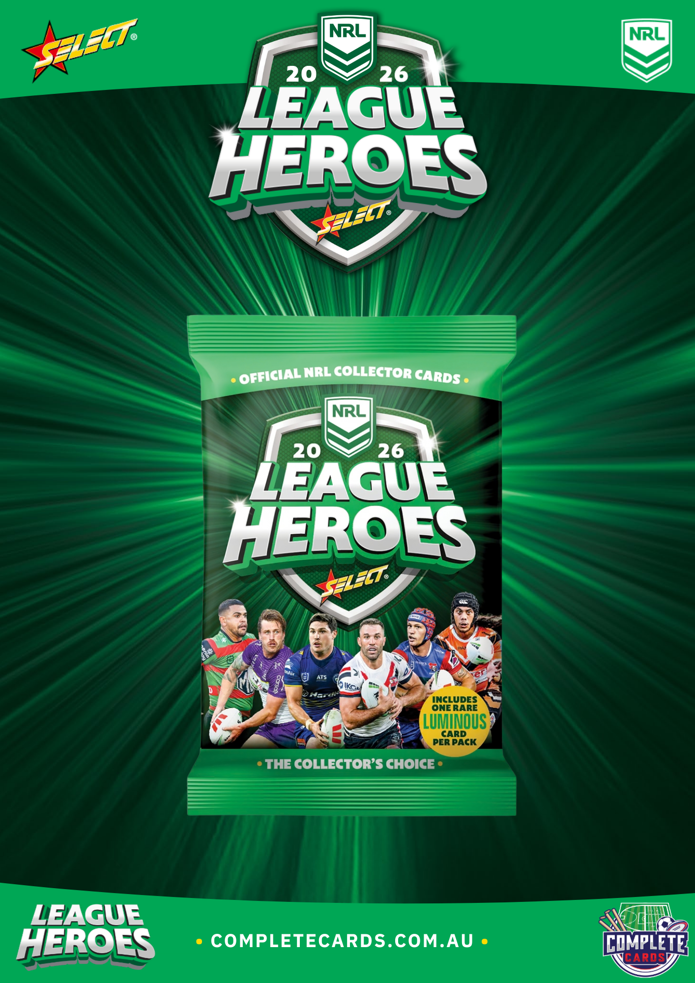 2026 NRL Select League Heroes - Packet