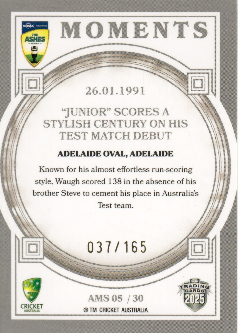 26.01.1991 - Adelaide Oval back