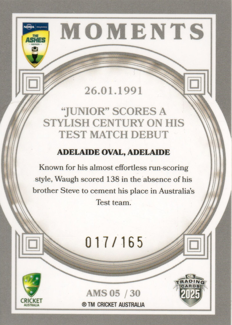 26.01.1991 - Adelaide Oval back