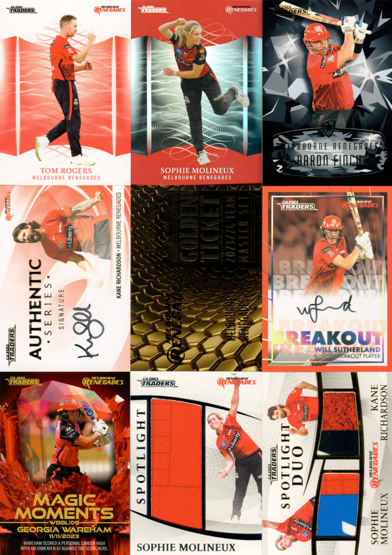 Melbourne Renegades Master Set