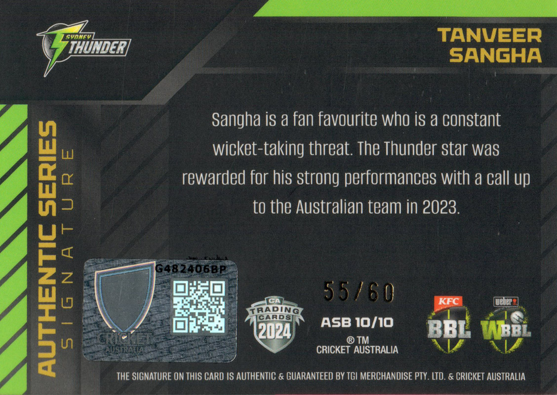 Tanveer Sangha back