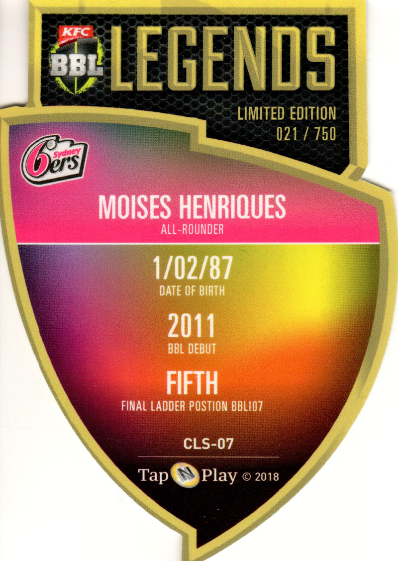 Moises Henriques back