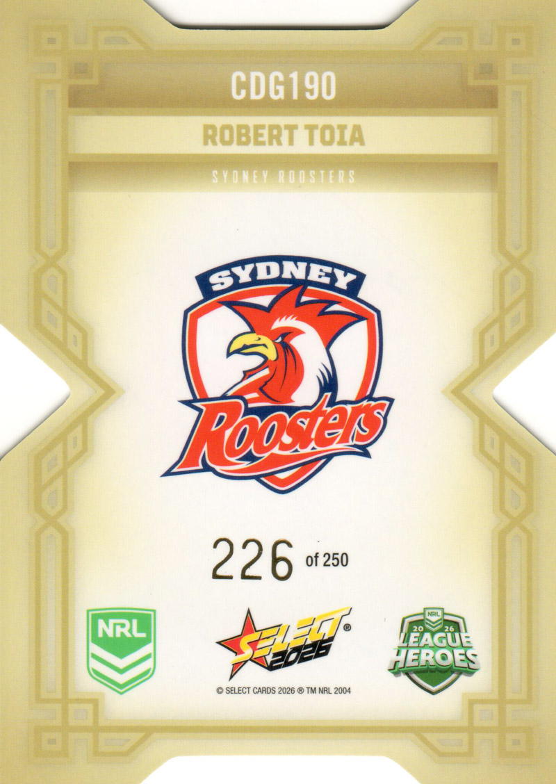 Robert Toia back