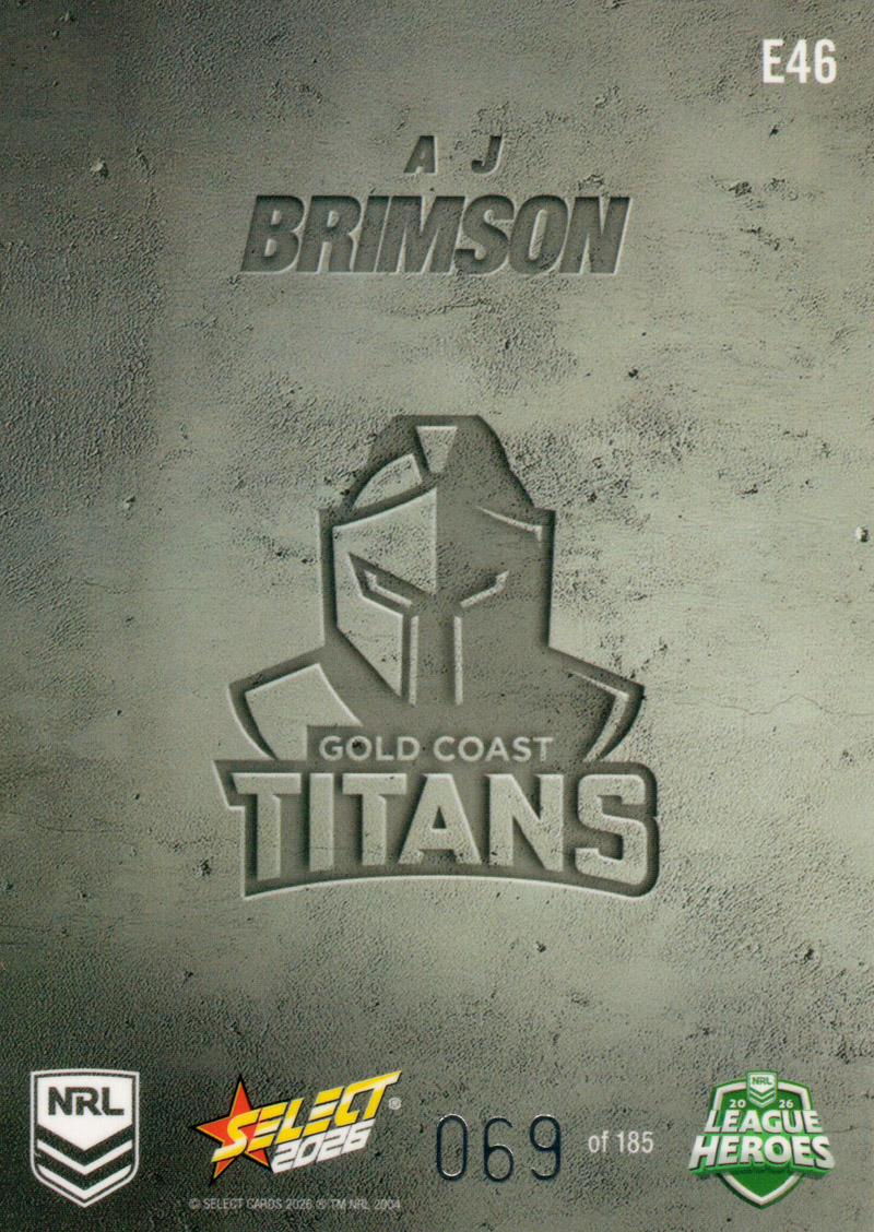 Aj Brimson back