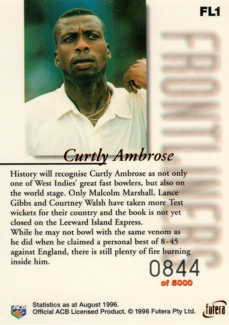 Curtly Ambrose back