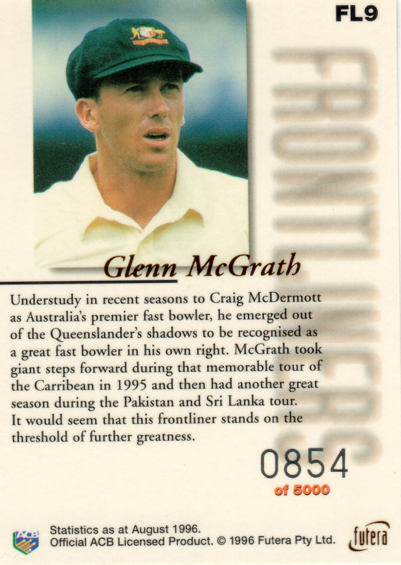 Glenn McGrath back