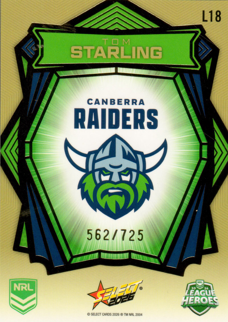 Tom Starling back