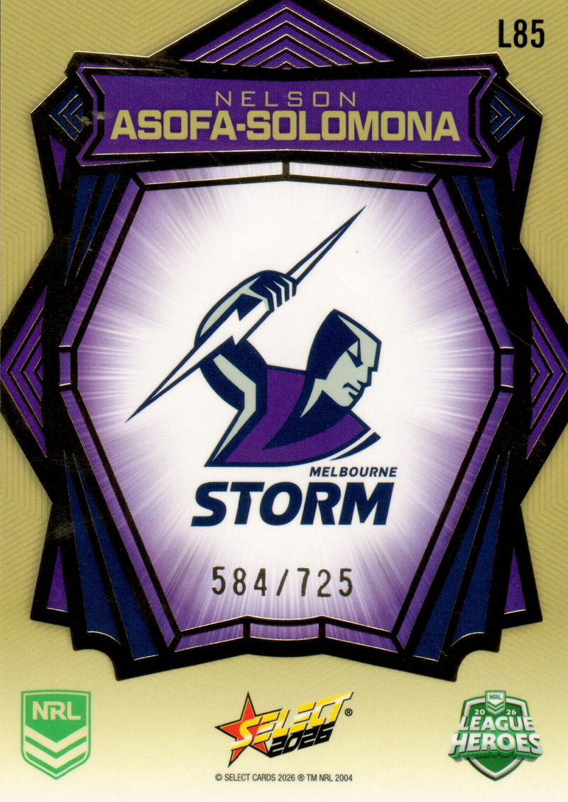 Nelson Asofa-Solomona back