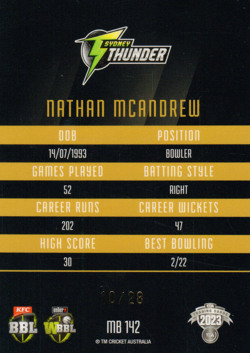Nathan McAndrew back