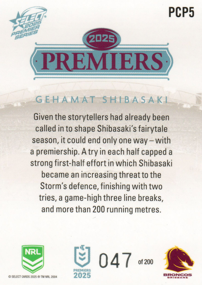 Gehamat Shibasaki back