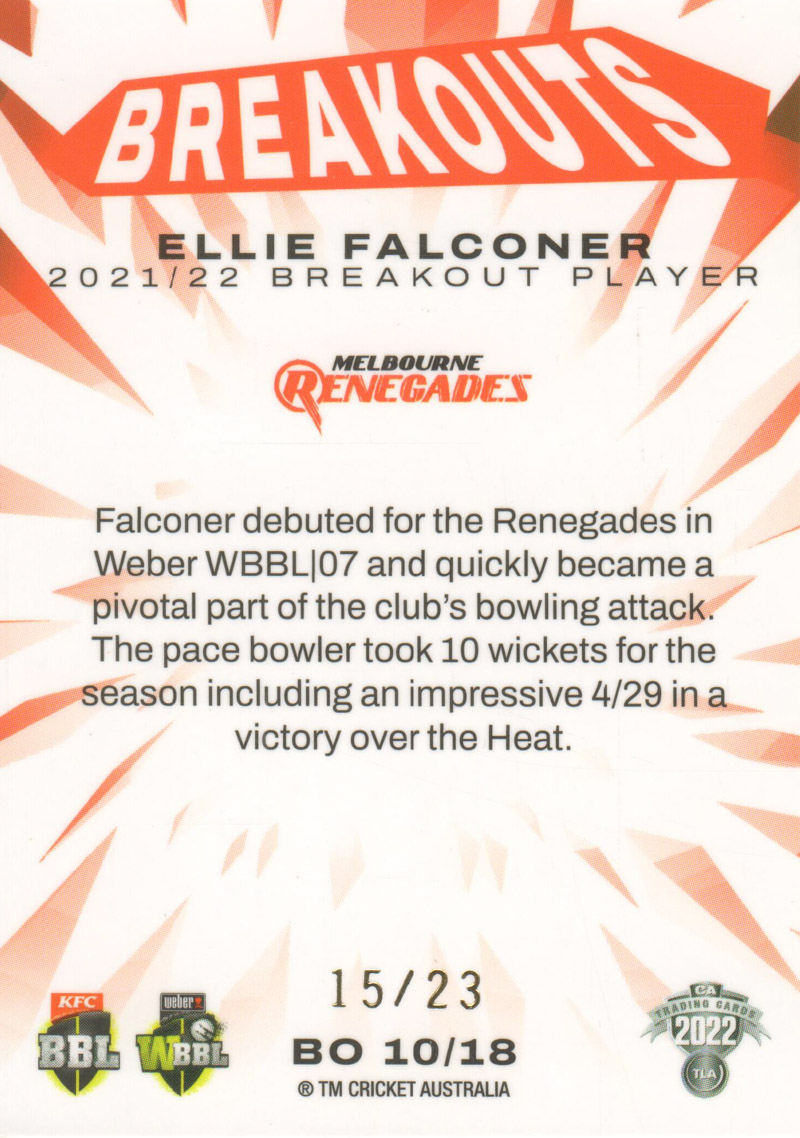 Ellie Falconer back