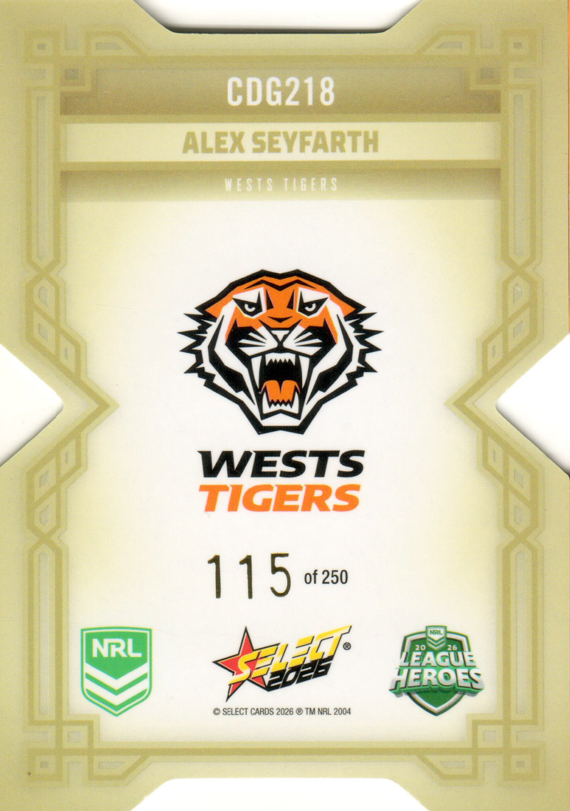 Alex Seyfarth back