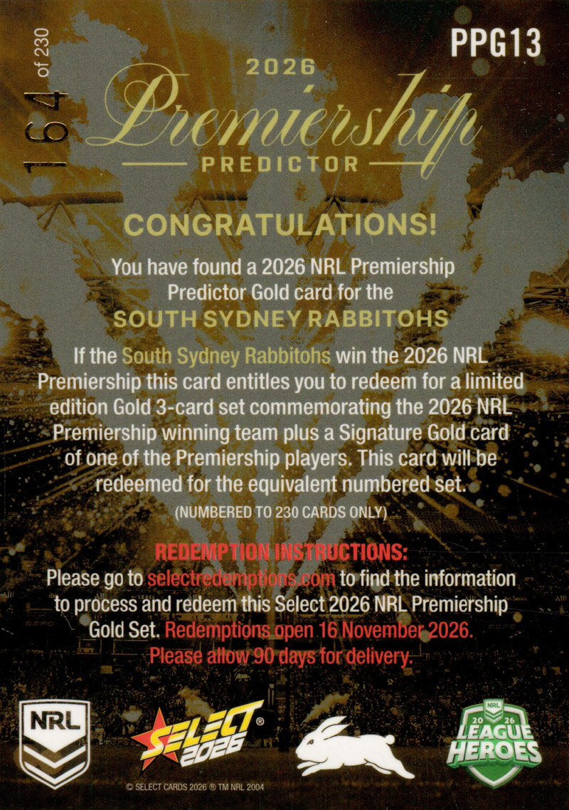 South Sydney Rabbitohs back