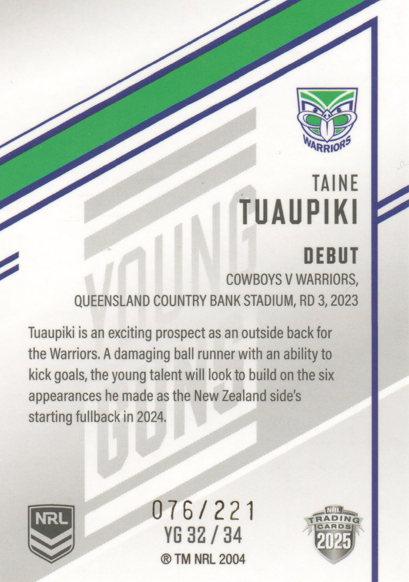 Taine Tuaupiki back